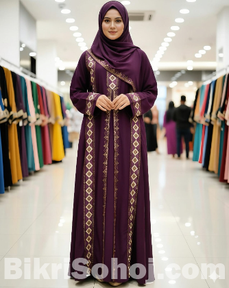 Stone Borka With Hijab